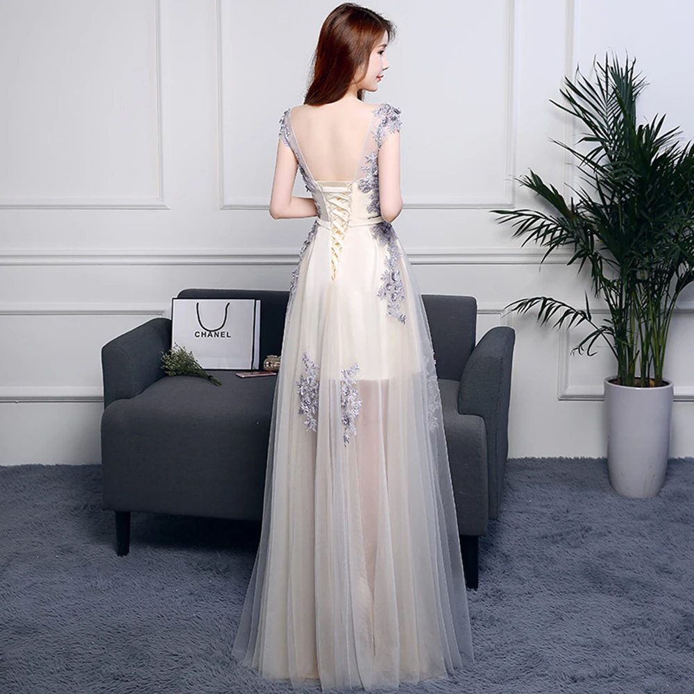 DongCMY New Arrival Evening Dress Formal Women Party Dress Floor-length Prom Gown