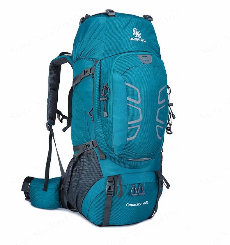 60L Wasserdicht Klettern Wandern Outdoor Rucksack Frauen & Männer Tasche Camping Bergsteigen Rucksack Sport Bike Reisetaschen – Detail 3