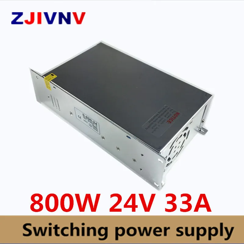 

800w Switching power supply 24v 33A 220V ac to dc converter led driver 110V SMPS For led strip display cctv and 3d printer