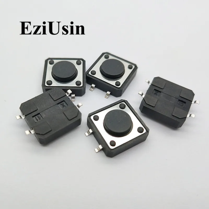 800pcs In Tape One Reel TS-F002 Micro Switch 12*12*5.0 Tactile Tact Push Button SMT 12x12x5 Elevator Switches SMD