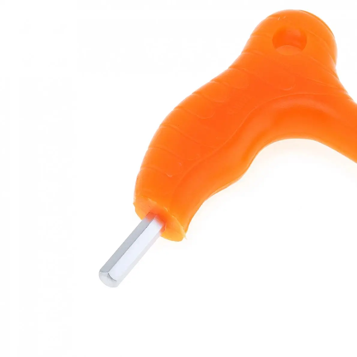 Llave Allen de Muleta tipo T de 4mm con cabeza de bola y mango de plástico para el hogar/oficina/sitio