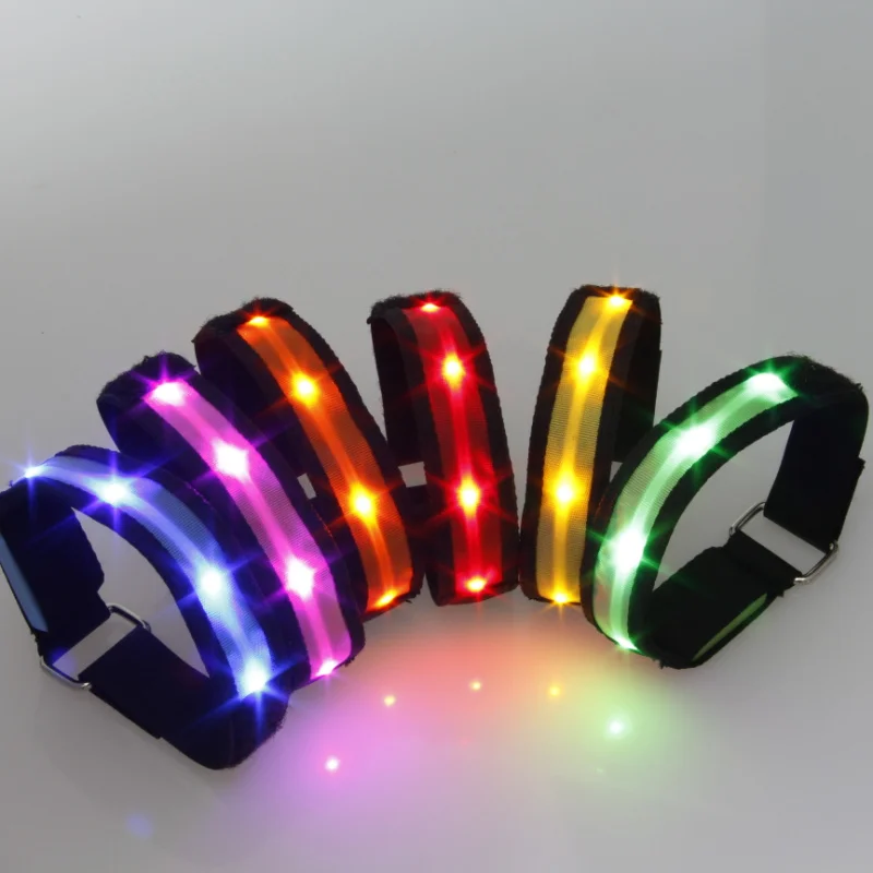 

Fashion 25pcs Led Wristband Night Portable Arm Leg Band for Festival Christmas Birthday Party Concert Glowing Band for Adult Kid