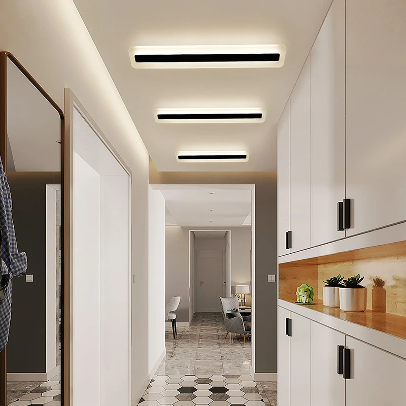 Lámparas acrílicas para techo, luces LED de pared para iluminación del hogar, perfectas para sala de estar y balcón, modernas, con acoplamiento