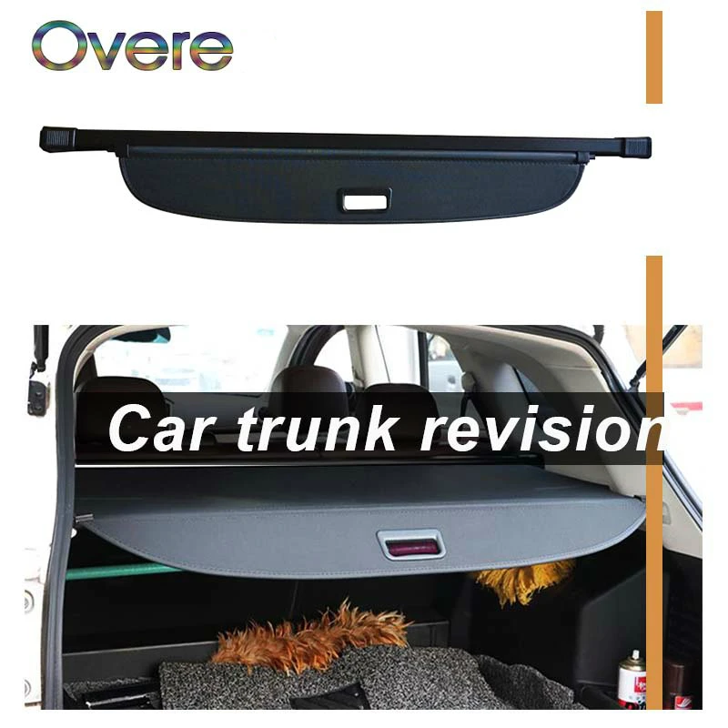 Overe 1Set Car Rear Trunk Cargo Cover For Mitsubishi Outlander 2007 2008 2009 2010 2011 2012 Security Shield Shade Accessories