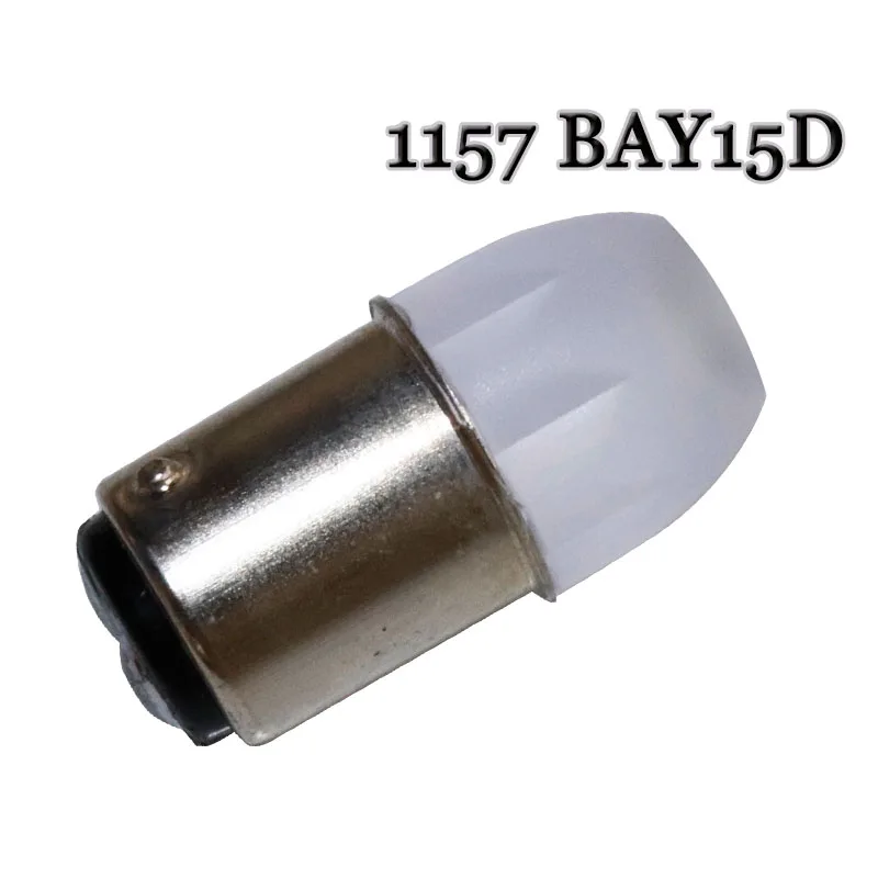 100Pcs Car auto 1157 bay15d 3 SMD 5630 led Flood 1156 ba15s strobe flash white red for turn signal lights brake light lamp