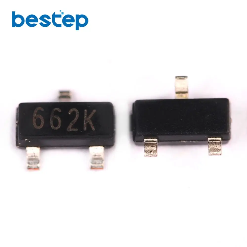 50PCS XC6206P332MR(662K) 3.3V/0.5A Positive Fixed LDO Voltage Regulator SOT-23