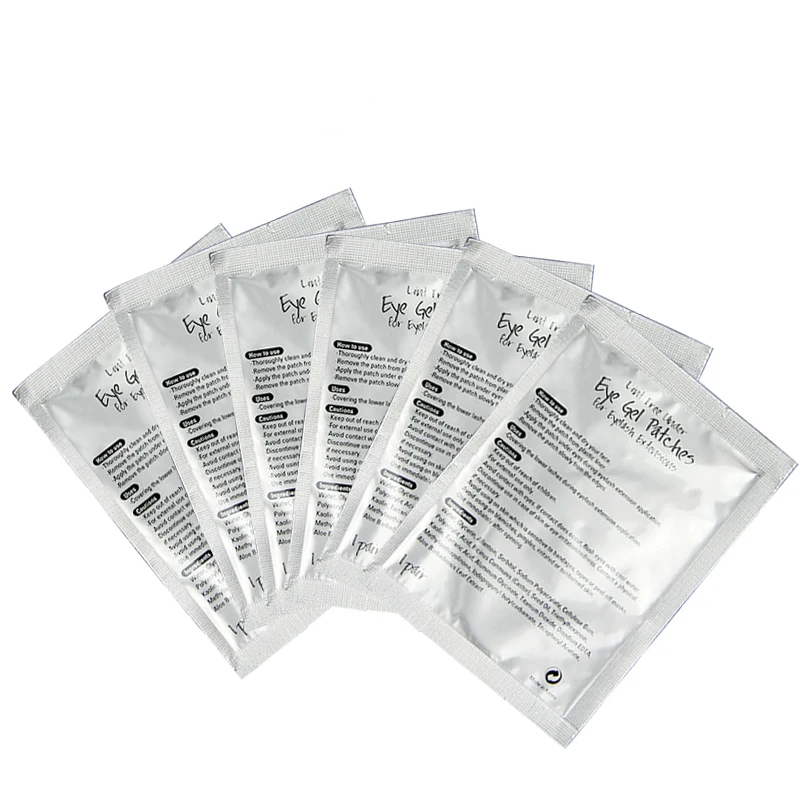 30/50/100 paren/zak Hoge Kwaliteit Pluizende Eye Pads Wimper Extension Eye Gels Patches Wimper Hydro Gels voor Makeup Tools