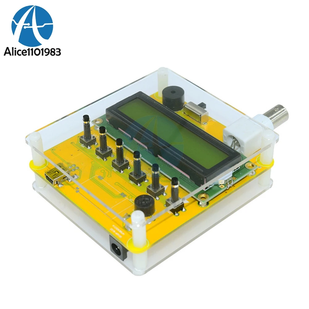 

DC 12V MR100 Shortwave Antenna Analyzer Meter Tester 1-60M For Ham Radio Q9 Head With Acrylic Protective Case Shell Box