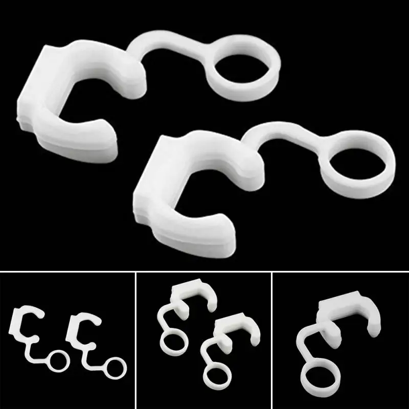 Soft White Silicone Rubber Lock Plug, Manilha Lock Catches, Anti-drop Buckle para GoPro Hero 3 Acessórios, 5Pcs