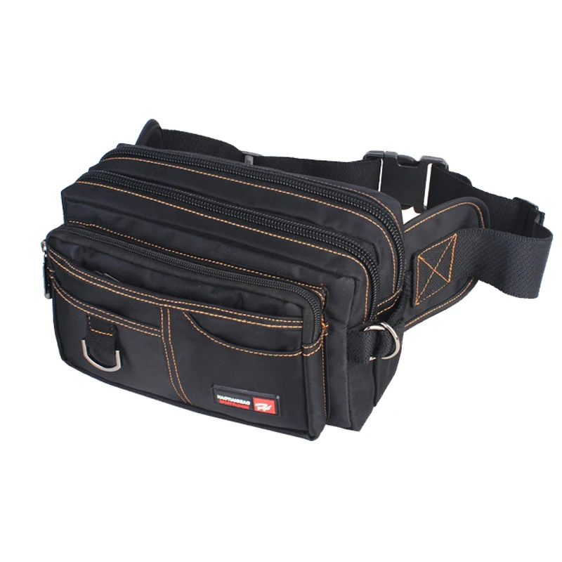 New Fashion Men\'s Bag High Quality Zipper Shoulder bag Fanny Pack Money Belt Waist Pouch Oxford Casual Male Travel Wallet Purse