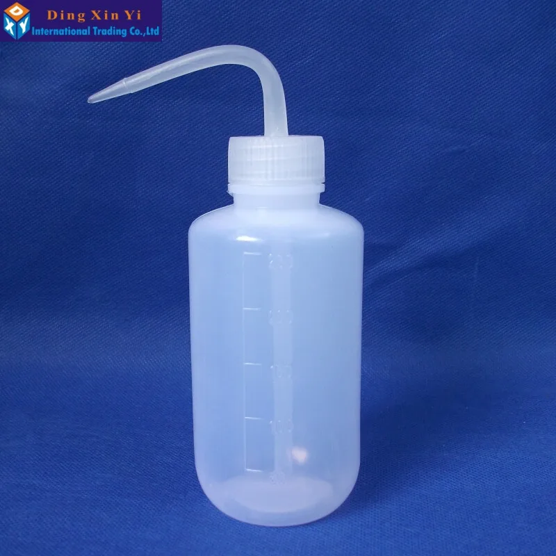 250ml/500ml 1PC laboratory plastic wash bottle,Capacity Tattoo Wash Clear White Plastic Green Soap Squeeze Bottle