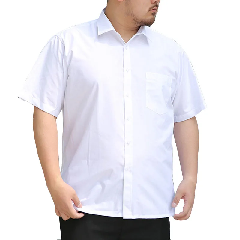 Summer Plus Size Men Shirt 7XL 8XL 9XL 10XL 160kg Short Sleeve Large Size Men Shirts