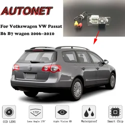 AUTONET Backup Rear View camera For Volkswagen VW Passat B6 B7 wagon 2006 2007 2008 2009 2010 Night Vision license plate camera