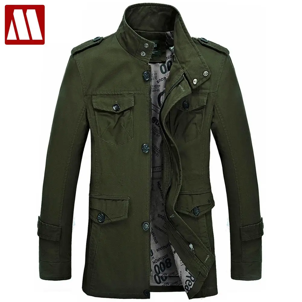 

2022 Hot Sale Men's Coat Fashion Jacket Plus Size 6XL Overcoat Outwear Men Casual Jackets Cotton Jackets And Coats Windbreaker