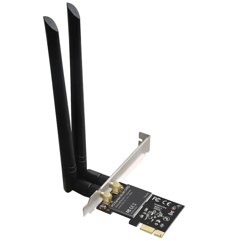 Dual Band 5G 1200Mbps PCIe WIFI scheda di rete lan wireless adattatore wifi pci express chip Realtek 8112AE