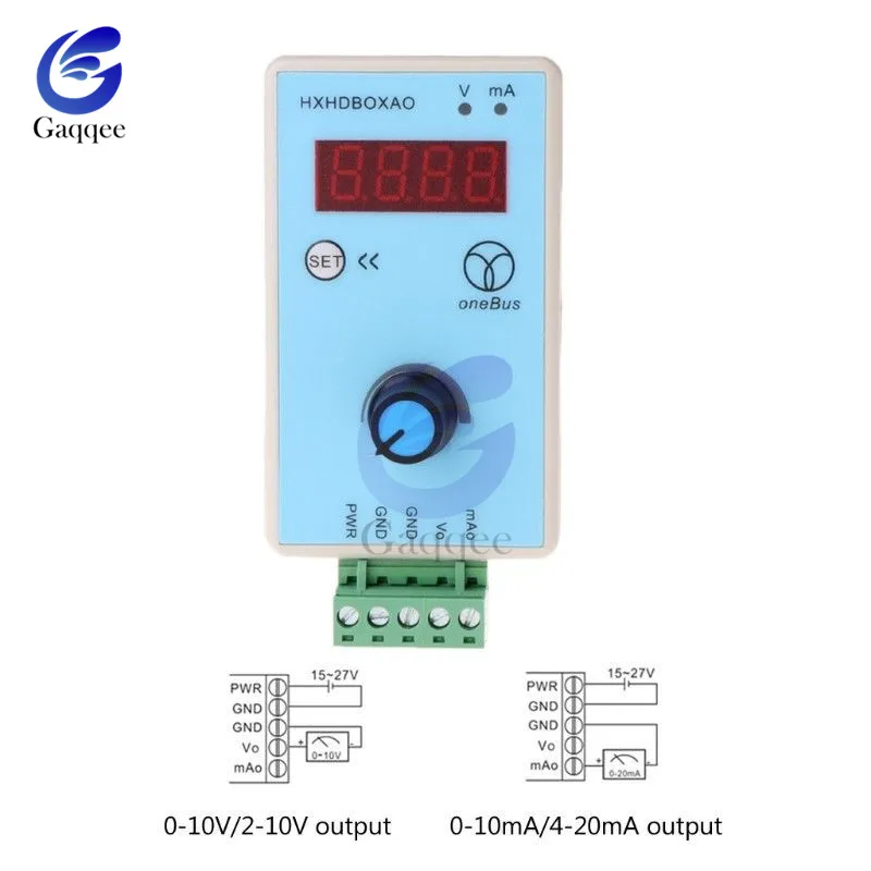 Handheld 0-10V/2-10V 0-20mA/4-20mA Signal Generator Adjustable Current Voltage Analog Simulator Signal Sources Output 24V