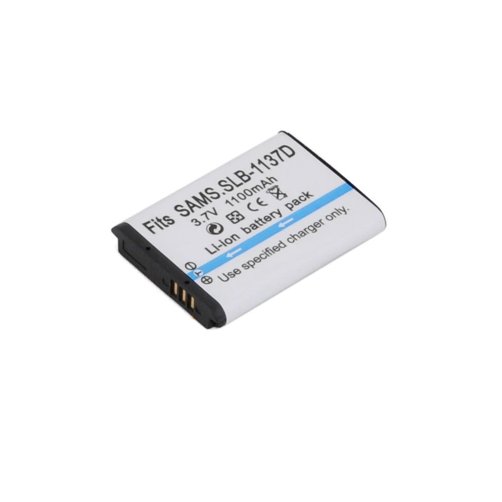 1100mAh SLB-1137D SLB 1137D Camera Battery For SAMSUNG TL34HD NV106 HD i85 i100 NV103 NV30