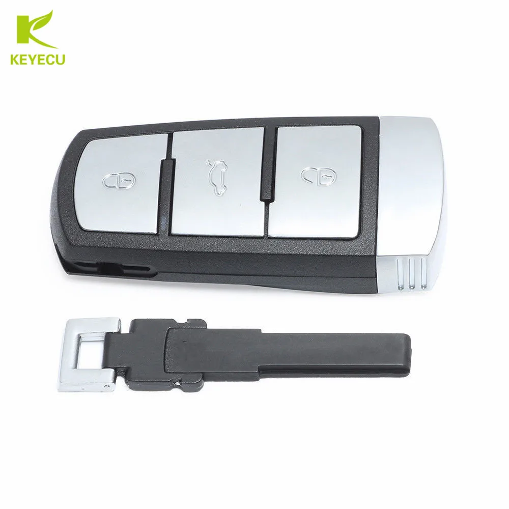 KEYECU Replacement Keyless 3Button Smart Remote Key 433MHz ID46 for Volkswagen B6/CC Magotan /Passat 2009-2013 3C0 959 752 BG