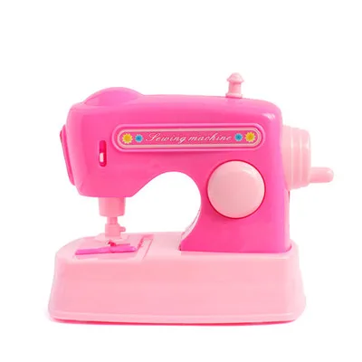 

Sewing Machine Children Play Toys Suit Simulation Mini Small Appliances Series Fashion Girls Plastic Accessories 2021