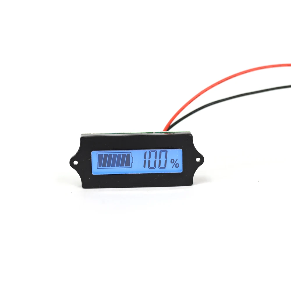 LCD Lithium iron phosphate Battery LiFePO4 Acid Lead Lithium Battery Capacity Indicator Digital Voltmeter Tester 12V  dropship