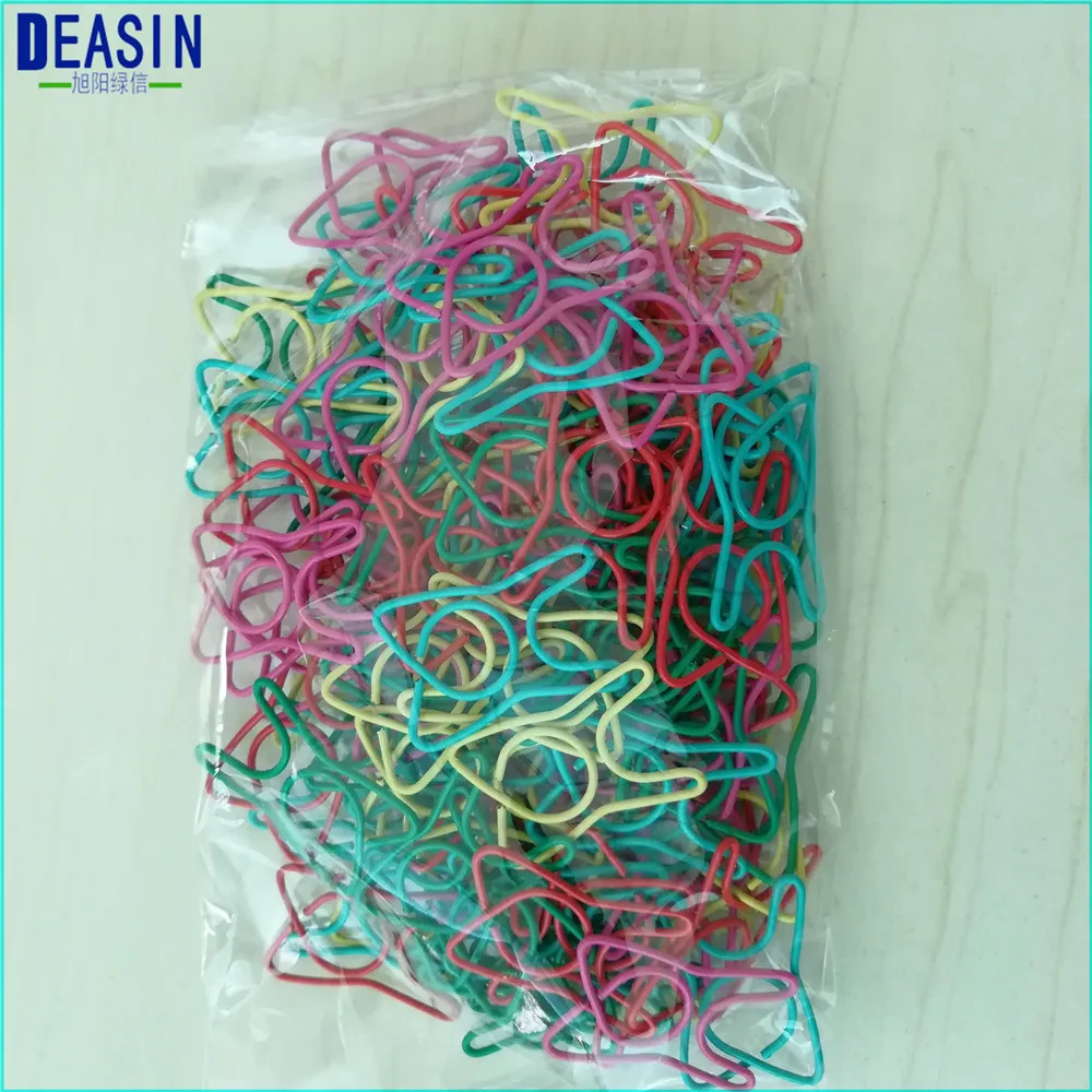 1000pc Paper clip Dental Ornaments Tooth Type Paper Clips Prescription Clip