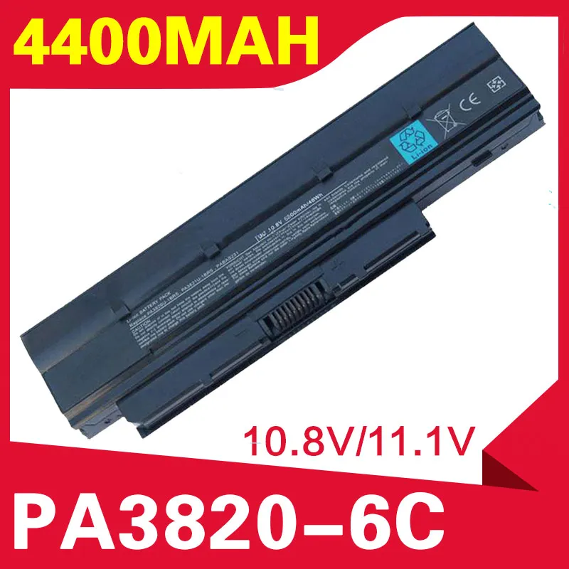 4400mAh Laptop battery for Toshiba mini NB500 NB505 NB525 NB550D  PA3820U-1BRS PA3821U-1BRS  PABAS231  PABAS232 NB500