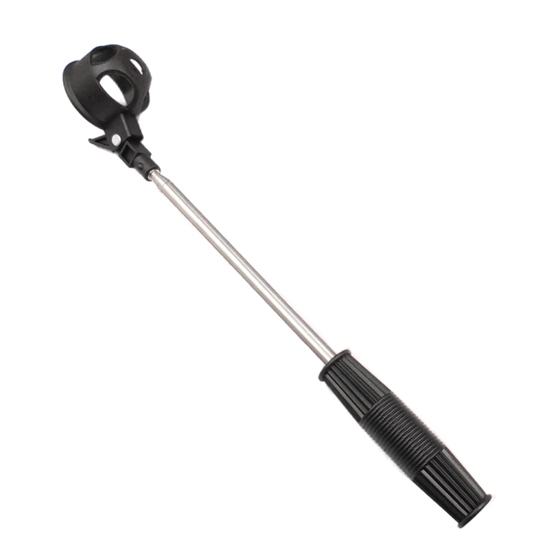 Retractable Shaft Telescopic Retriever Scoop  Section Antenna Stainless Steel Pick Up Club Golf Ball