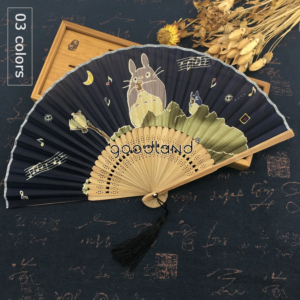 1pcs Summer Woman Lady Man Lovers Party Wedding Dancing Gift Japanese Toroto Silk Fabric Bamboo Folding Hand Fan
