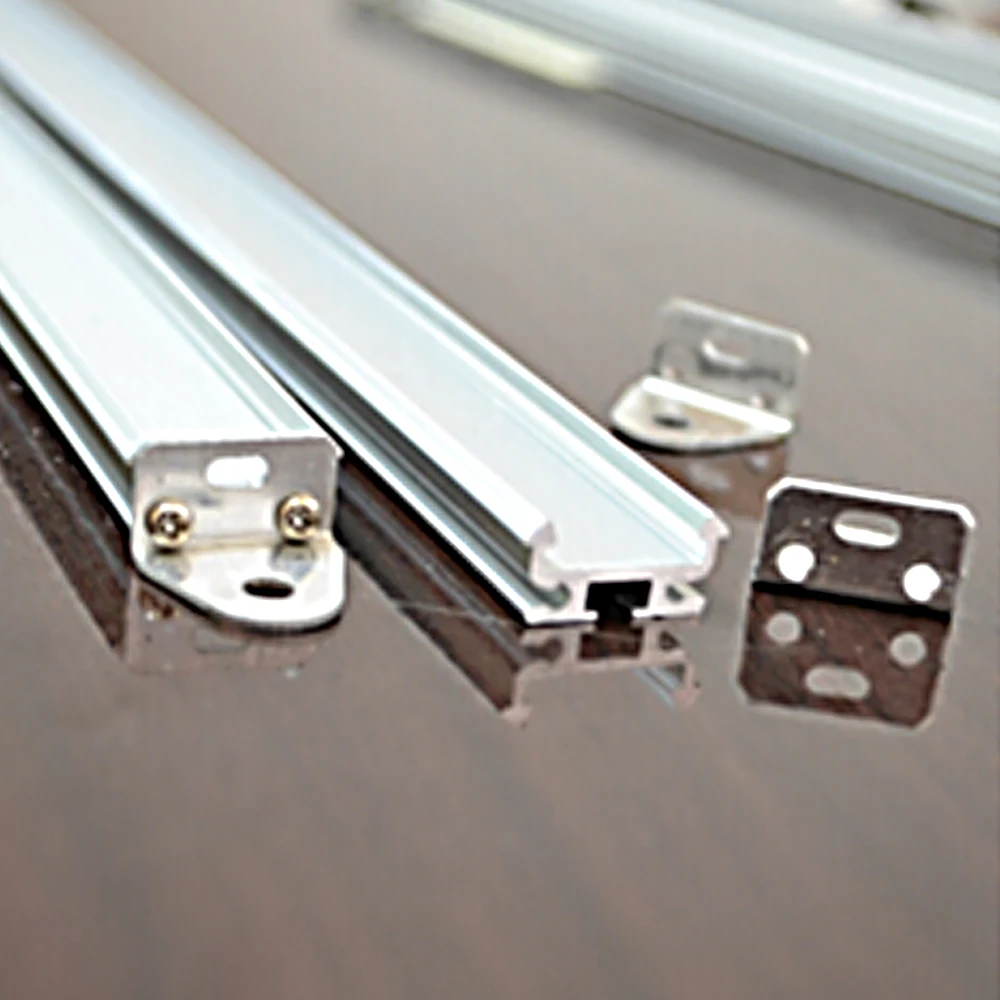 

20m (20pcs) a lot, 1m per piece, led aluminum profile for led strips with milky diffuse cover