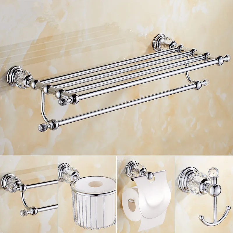 Bathroom Accessories Set,Towel Rack, hook,Paper Holder,Towel Holder,Toilet Brush Corner Shelf,Chrome bathroom Hardware set