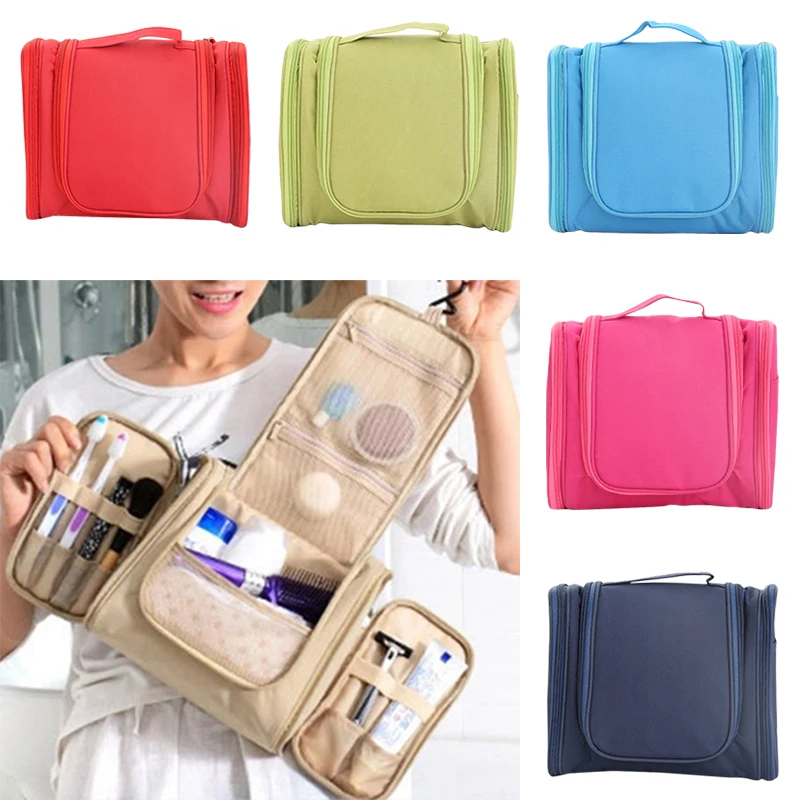 

2018 Hot Sale Women Travel Cosmetic Bags Lady's Waterproof Wash Makeup Bag Large Toiletry Bag Pouch Girls Make Up Box Neceser