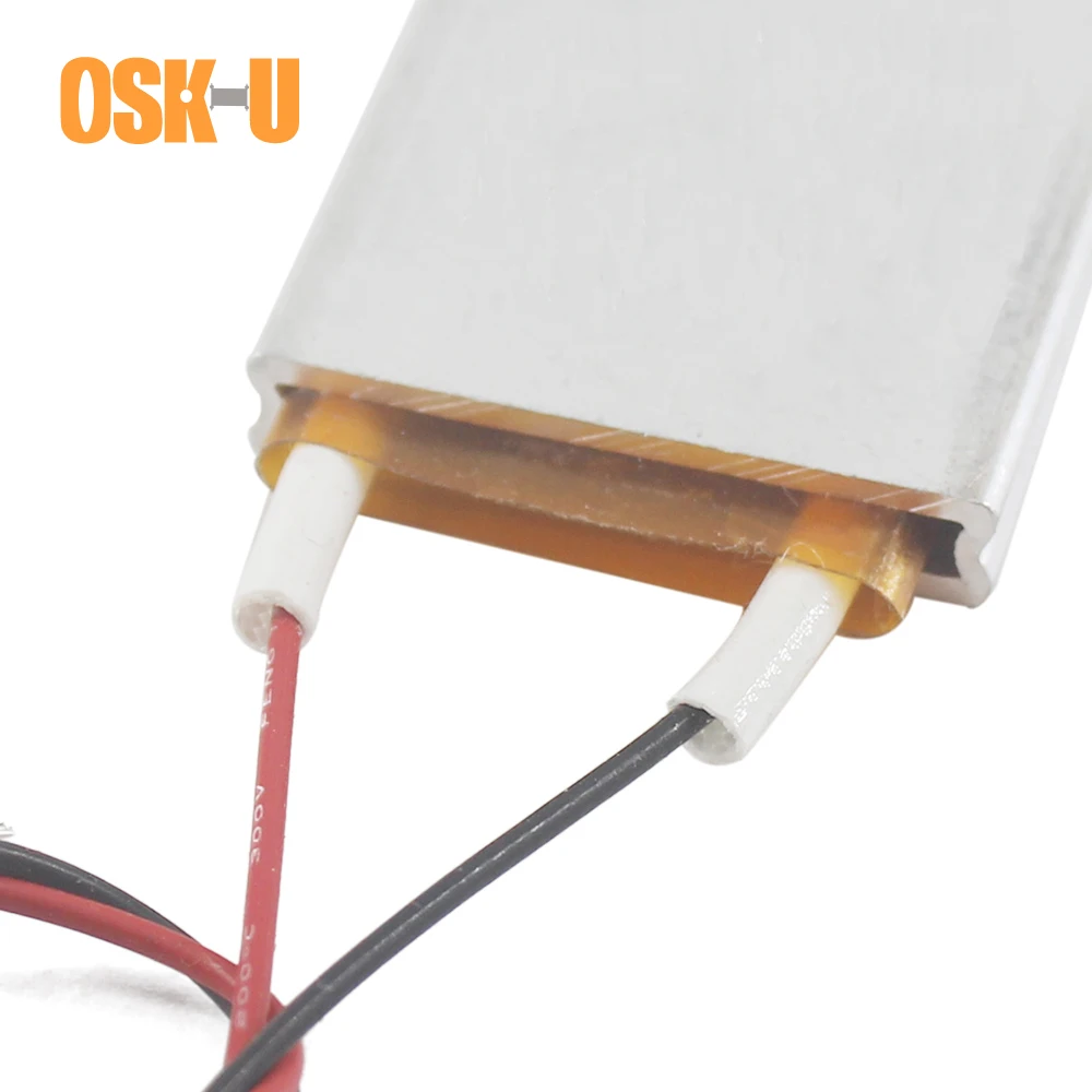 2 Pcs Thermostatische Ptc Elektrische Kachel Element 5V 30X30X6 Mm 40/70 Graden Celsius Ptc Verwarming element Voor Ontvochtiger