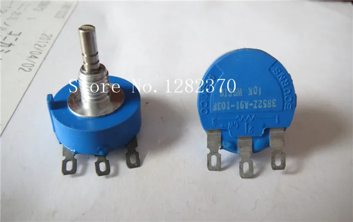 

[BELLA] US imports BOURNS 3582Z-A91-103F 10K potentiometer handle length 14MMX3 hole 6.3MM --5PCS/LOT