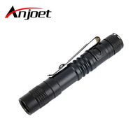 Anjoet Portable Mini Pocket Penlight XPE-R3 LED Flashlight Torch working inspection Light 1 Switch Mode Outdoor Camping Lighting