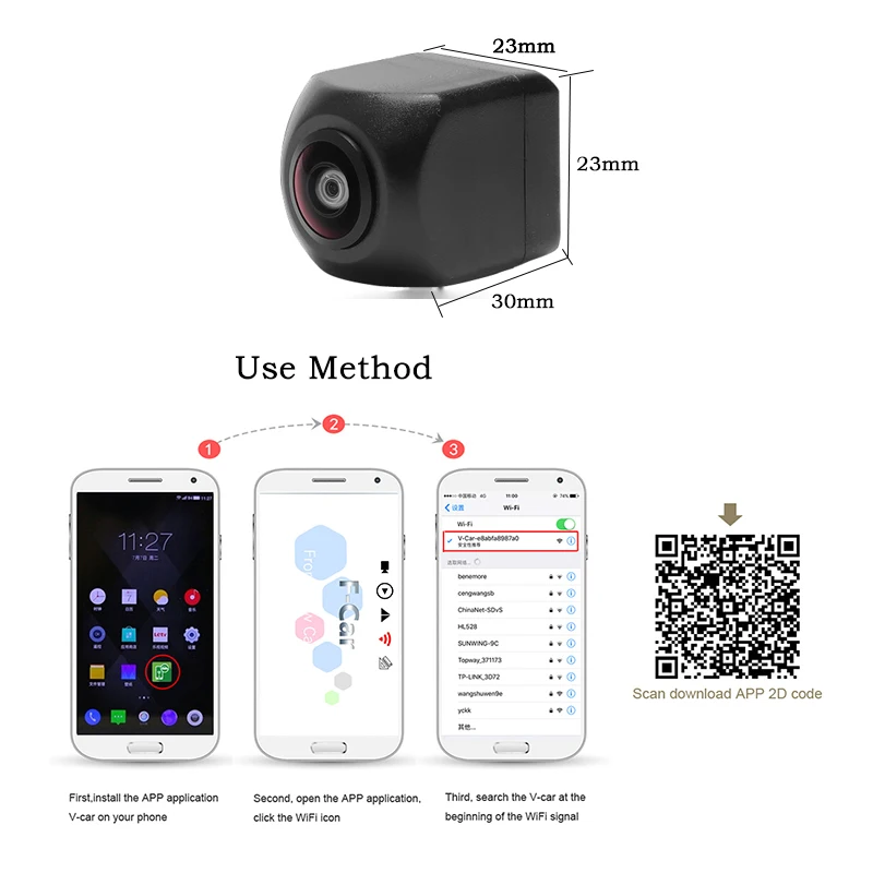Мини WiFi камера 1080P HD Беспроводная IP P2P камера, маленькая микро камера с д