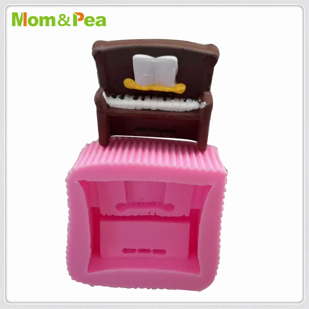 

Силиконовая форма для пианино Mom & Pea MPA1811, Сахарная паста, 3D украшение для торта мастикой