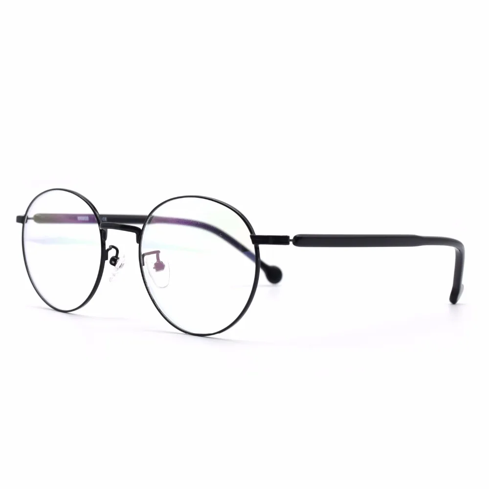 

HKUCO Black Metal Frame Clear Lens Eyewear Glasses