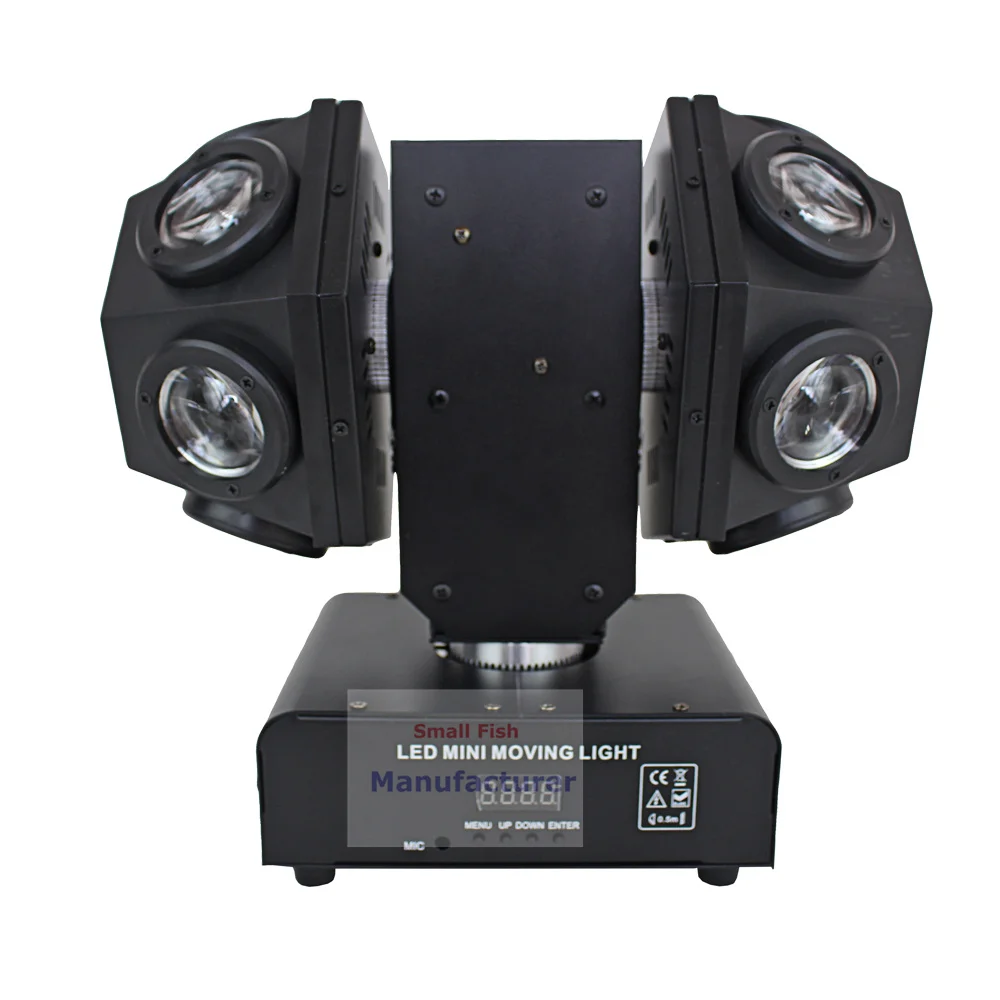 New Arrival RGBW 4IN1 CREE LEDS Stage Light 12X10W Moving Head Beam Party Light DMX512 LED Dj Xmas Sound Active DMX Disco Light