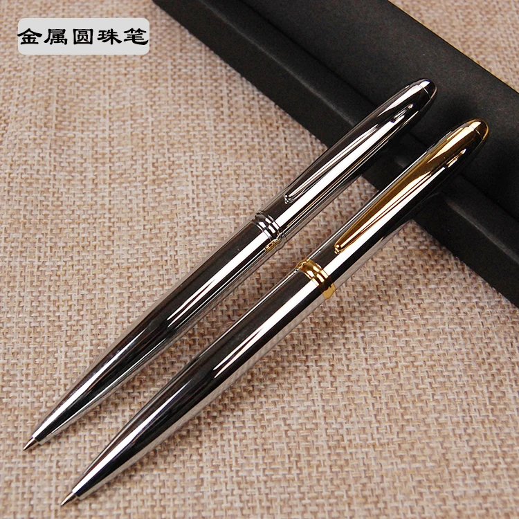 1pc Metal Ballpoint Pen Brass Oil  Ball Pen Gift To Friend High Quality