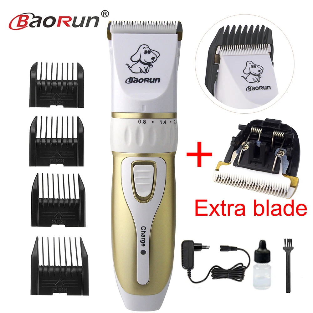 Professional Rechargeable Pet Cat Dog Hair Trimmer Electrical Dog Hair Clipper Grooming Shaver Set Pets Haircut Machine