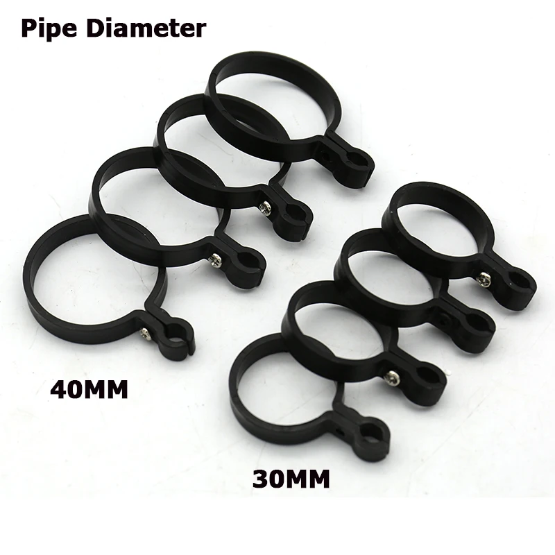 10pcs EFT 30mm 40mm Medicine Tube Clamp Water Pipe Spray Rod Fixed Hoop 3g Buckle for Plant UAV Drone Carbon Fiber Tube