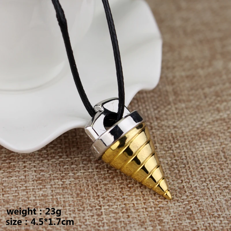 Anime Tengen Toppa Gurren Lagann Necklace Core Drill Cosplay Pendant for Women Men Jewelry Gift - Image 6
