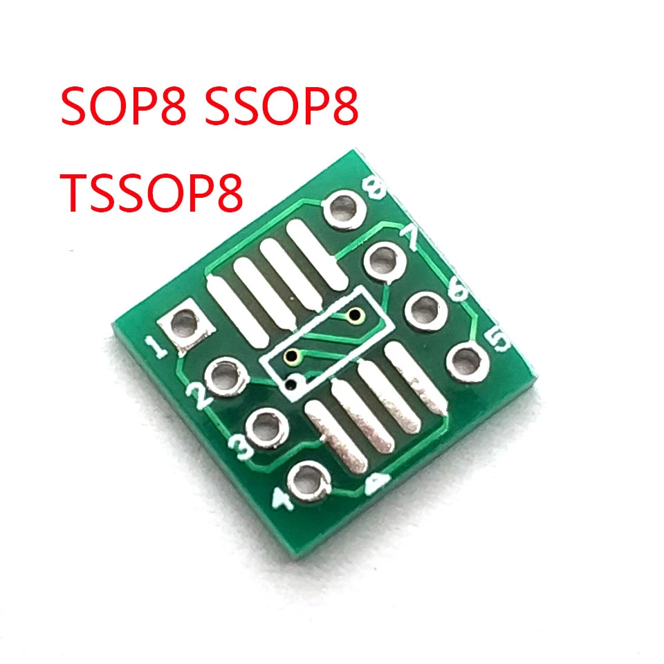 SOP8 SSOP8 TSSOP8 per DIP8 di Interposizione Modulo PCB Board Piastra di Adattamento