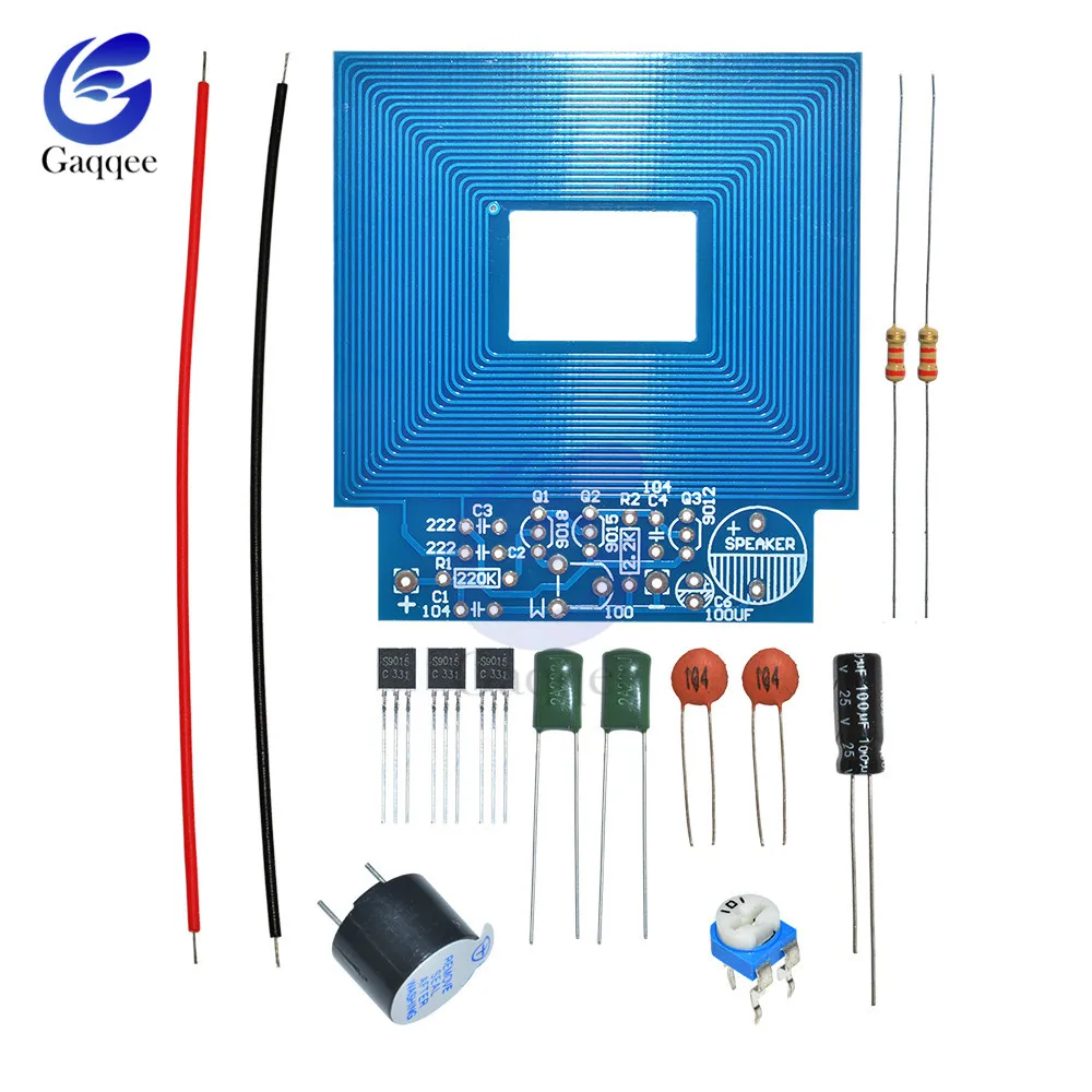 DIY Kits Metal Detector Scanner Unassembled Kit Electroniqu Project DC 3V-5V Suite Trousse Board Module Electronic Part