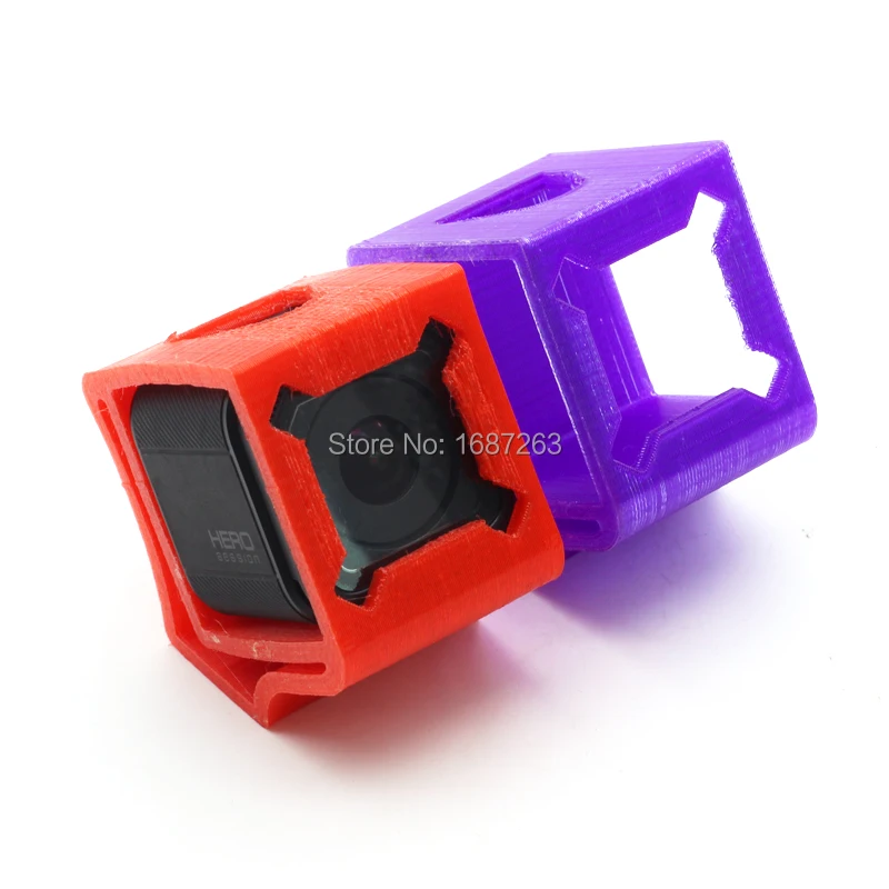 Ultralight 3D Printed TPU Material cases 30Degree Fixed Mount Holder for Runcam 3 Gopro Session Wizard X220S Camera seat bracket