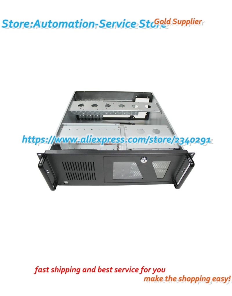 4U Standard Industrial Control Server Case Monitor Storage Case 450mm Long Hard Disk Bit Thickening