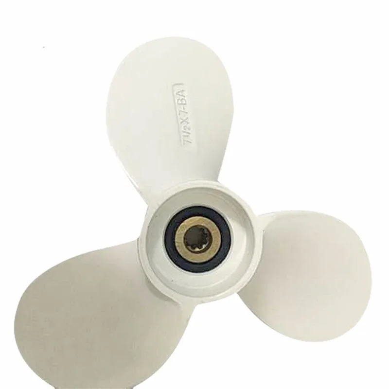 Outboard Motor Propeller 7 1/2X7-BA For Yamaha 4HP 5HP 6HP Outboard Motor , Aluminum Alloy 7 1/2 X 7 - BA