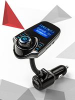 Car Bluetooth Hands Free MP3 Player  FM Transmitter Car Wireless MP3 Car Charger T10