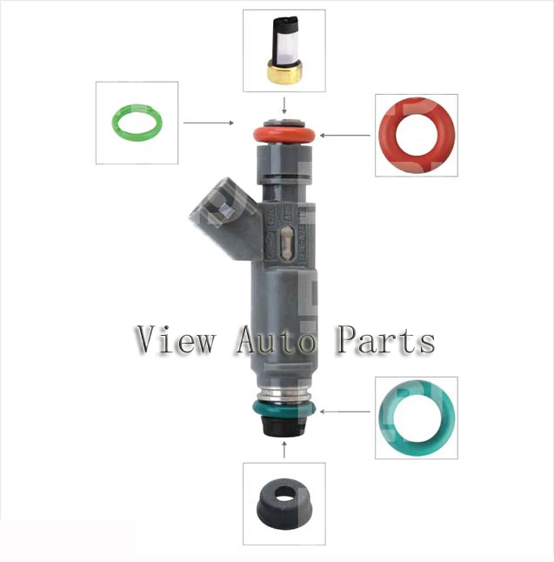 Analyste de réparation d\'injecteur de carburant pour Ford TAURUS MERistro Y SABLE, FJ816, y compris les joints en caoutchouc, les VD-RK-0014 de