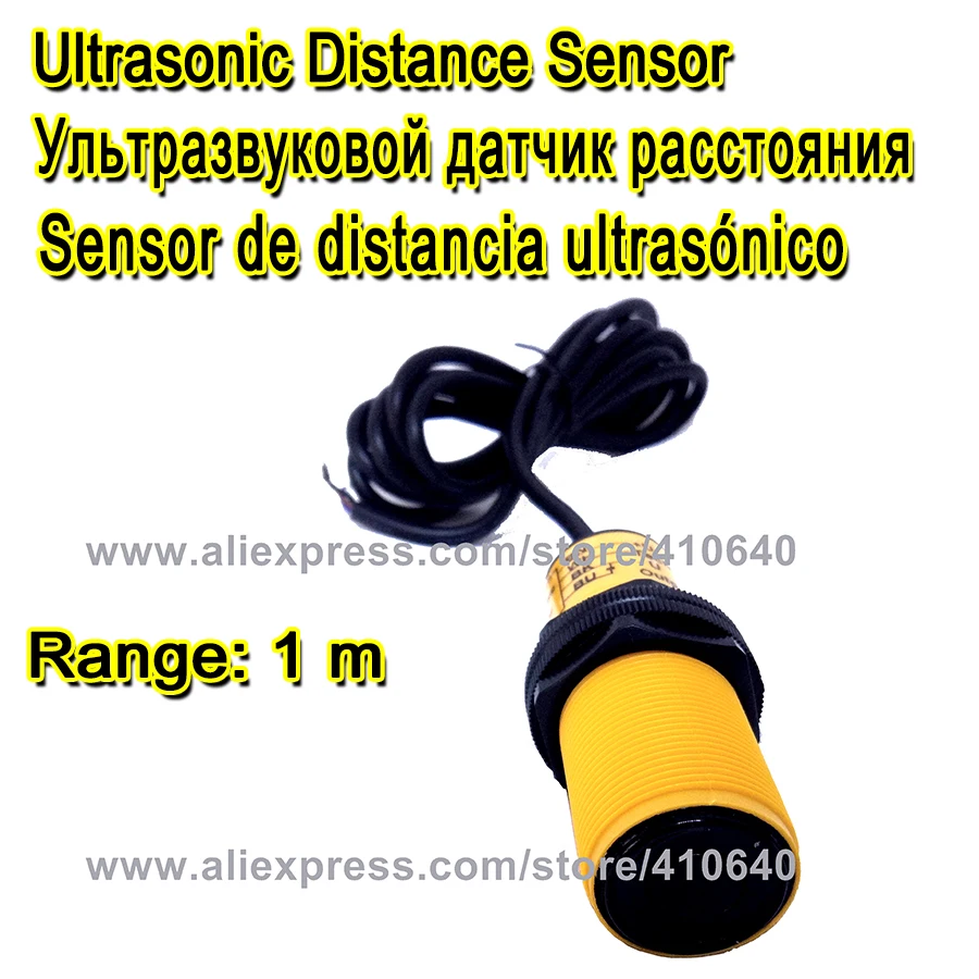 Ultrasound Sensor Distance Measuring Module Range 1m Output 0 to 5V Working Voltage 12 To 24 VDC Measure The Distance Below 1 M